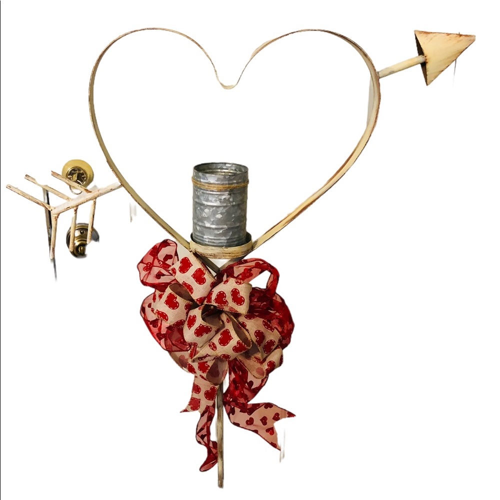 Heart Shaped Candle Stake